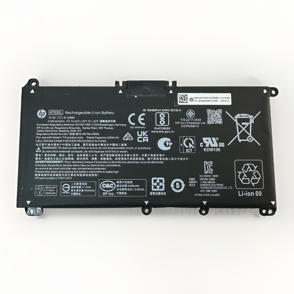 Genuine HP HT03XL Battery 11.4V 41.04Wh L11119-855 L11421-2C3 OEM